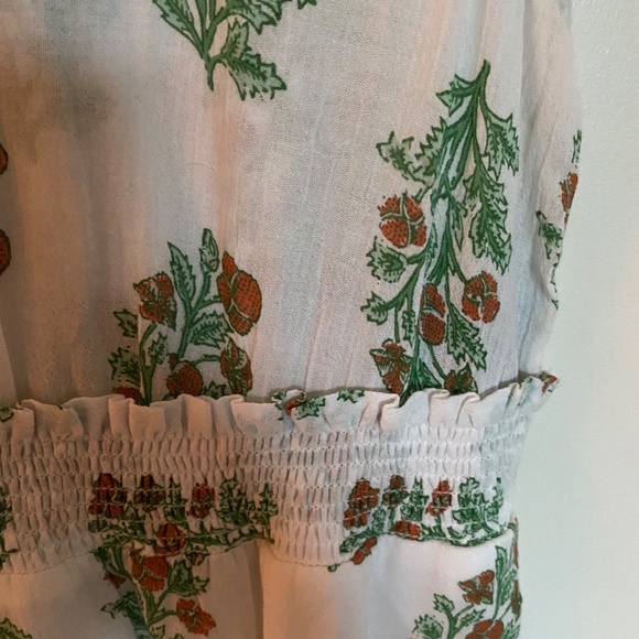 Lucky Brand White Linen Dress NWOT - Picture 6 of 8